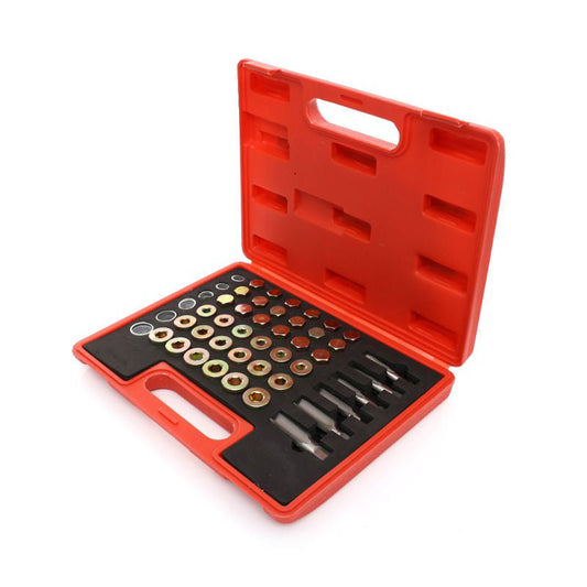 Set pentru reparare buson baie ulei 114 elemente, Kraft&Dele KD10512