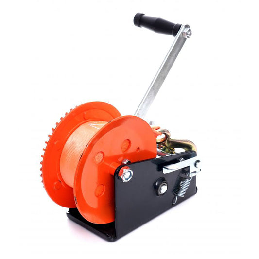 Troliu manual cu centura 2500lbs,1588kg, lungime centura 10m, Kraft&Dele KD1314