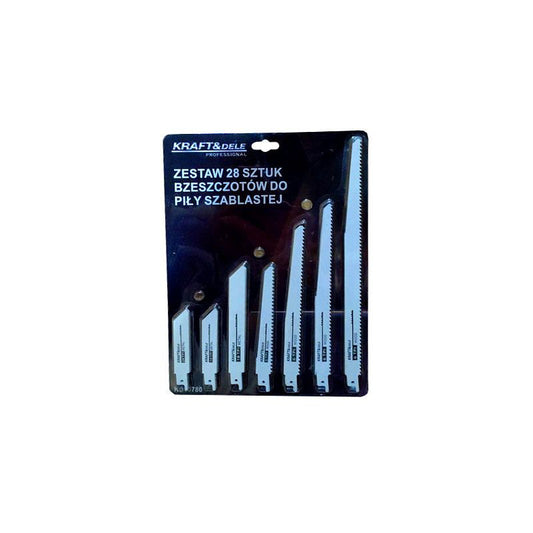 Set 28 lame pentru fierastrau tip sabie, Kraft&Dele KD10780