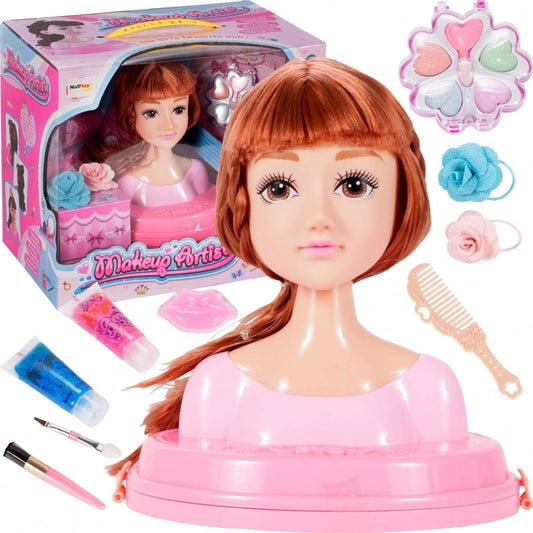 Cap de papusa + accesorii pentru stilizare, Malplay 107745