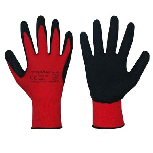 Manusi de protectie acoperite cu latex, marimea 10