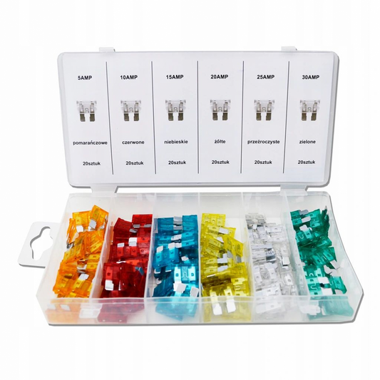Kit sigurante auto, 120 elemente, Expert OD021