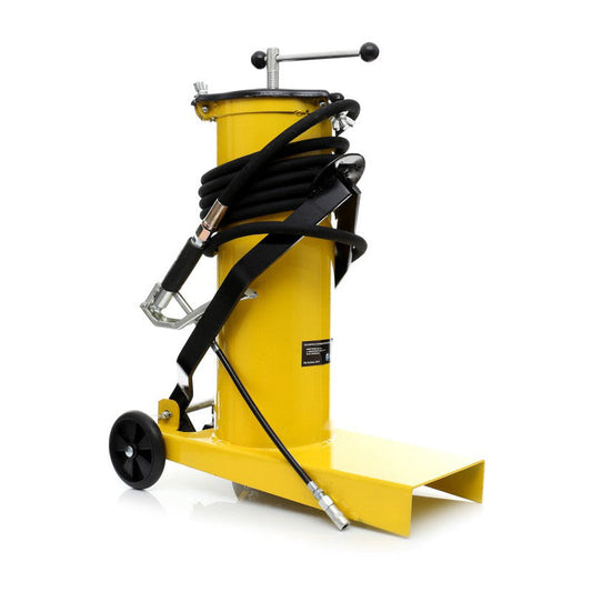 Pompa de gresat actionata de picior, recipient 6L, Kraft&Dele KD1441