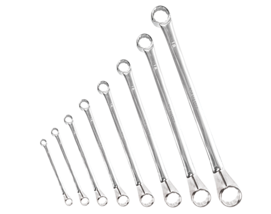 Set 12 chei inelare cotite 6-32mm CrV, TopMaster 235119