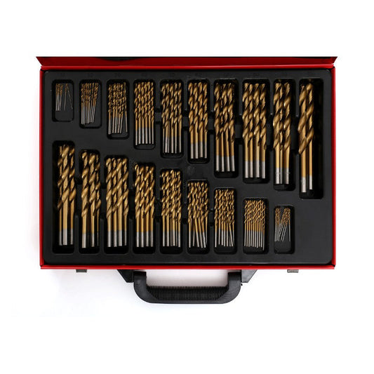 Set burghie din titan HSS pentru metal, 170 elemente, Kraft&Dele KD991