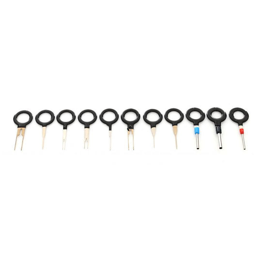 Set 11 bucati extractor de pini din mufe auto, Kraft&Dele KD1132