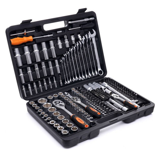 Trusa de chei tubulare, 1/2", 3/8", 1/4", 219 elemente, Kraft&Dele KD10470