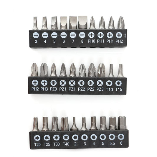 Set surubelnite, biti, clesti diferite modele, 45 elemente, Kraft&Dele KD10893