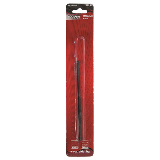 Set 2 lame 127x3x0.4mm pentru fierastrau traforaj de banc Raider RD-SS16J