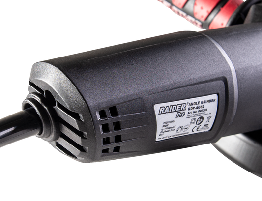 Polizor unghiular 125mm x 900W RDP-AG62 Black Edition, Raider 020302