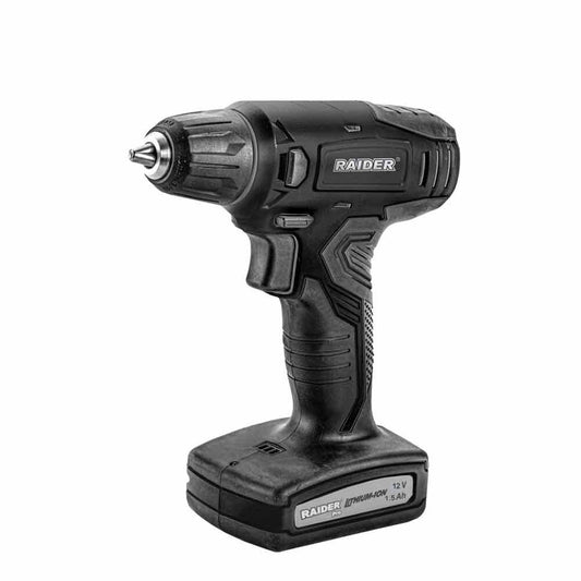 Masina de gaurit cu acumulator 12V 1.5Ah 26Nm RD-CDL30 Black Edition, Raider 030214