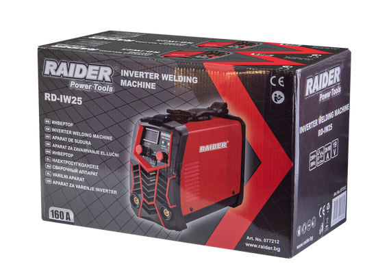 Aparat de sudura tip invertor 160A RD-IW25, Raider 077212