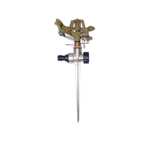 Aspersor metalic cu impuls si doua cai, TopGarden 380965