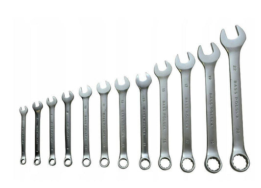 Set chei combinate, 6-22 mm, 12 elemente, Bass Polska 7155