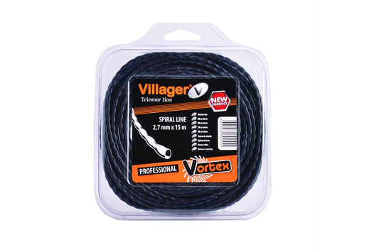 Fir nailon pentru trimmer 2.7mmx15m, Villager Vortex