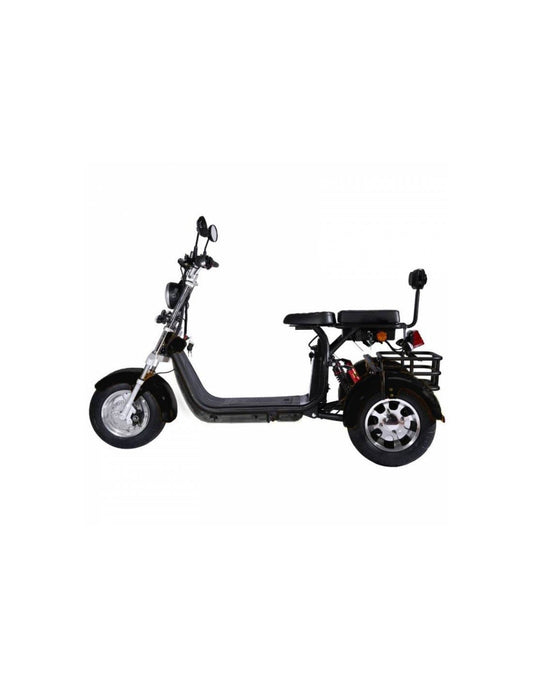 Scuter electric triciclu omologat COC, HECHTCOCISMAXBLACK