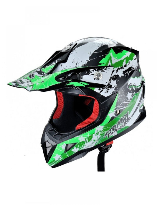 Casca verde ATV, marimea XL, Hecht 54915 XL