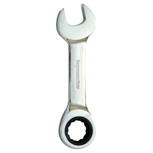 Cheie combinata cu clichet 19mm STUBBY CR-V, Topmaster, 231920