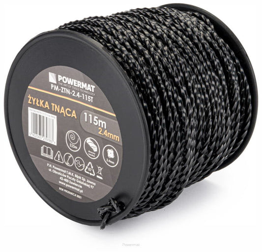 Fir trimmer 2.4mm 115m, Powermat PM-ZTN-2.4-115T PM0980