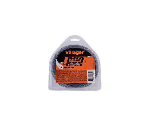 Fir patrat nailon pentru trimmer 2.7 mm x 15 m Duo Core Villager VL068392