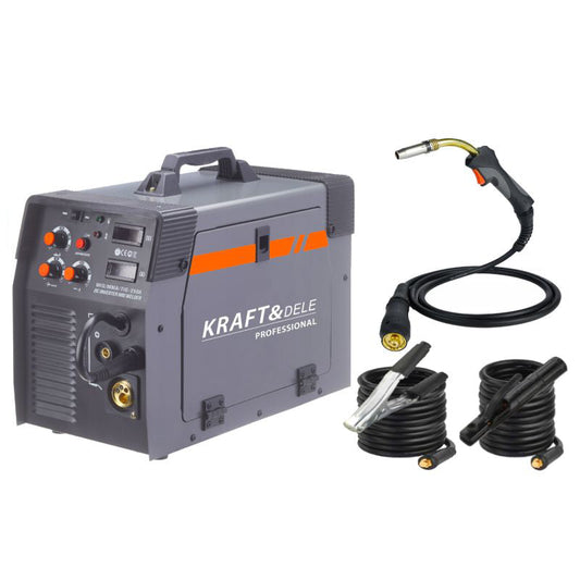 Aparat de sudura MIG/MAG/MMA/TIG, 250A, Kraft&Dele KD1884