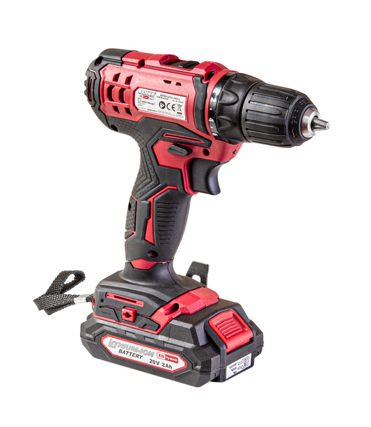 Set masina de gaurit 2 viteze 10mm 44Nm 20V 2x2Ah 1h RDP-SCD20S cu geanta, Raider 030218