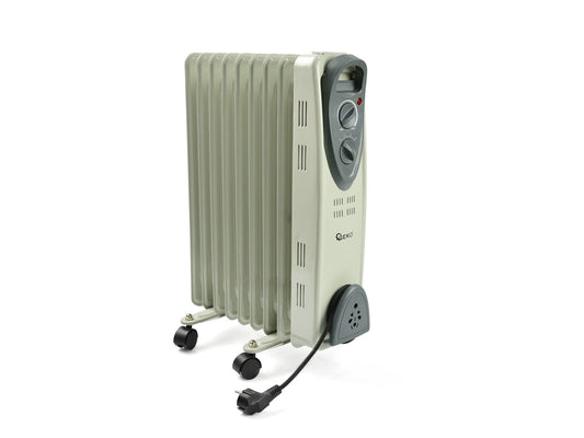 Calorifer electric cu ulei si termostat, 9 elementi 2000W B57, Geko G80553