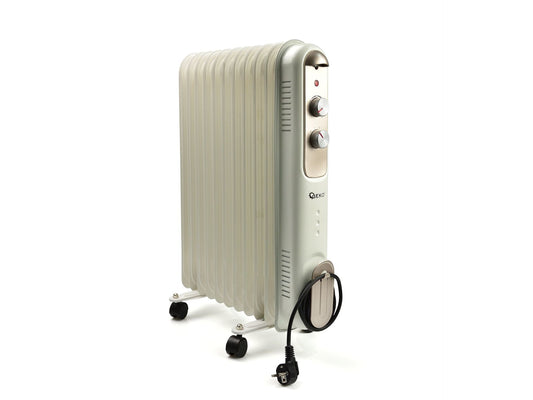 Calorifer electric cu ulei si termostat, 11 elementi 2500W B14, Geko G80554