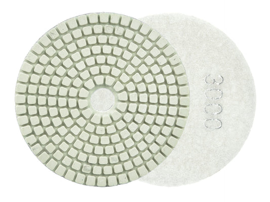 Disc diamantat pentru slefuirea umeda a gresiei, granulatie 3000, Geko G78916
