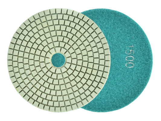 Disc pentru slefuirea umeda a placilor de portelan, 125 mm, granulatie 1500, Geko G78922