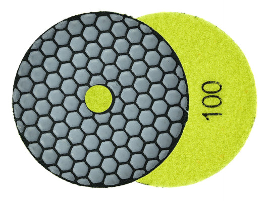 Disc pentru slefuirea uscata a gresiei, 100 mm, granulatie 100, Geko G78931