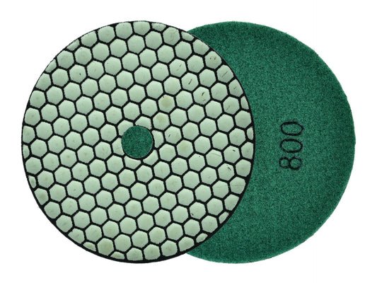 Disc pentru slefuirea uscata a gresiei portelanate, 125 mm, granulatie 800, Geko G78941