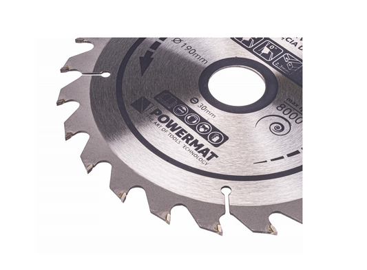 Disc circular TDD 190 x 30 mm, 24 dinti, Powermat PM0885