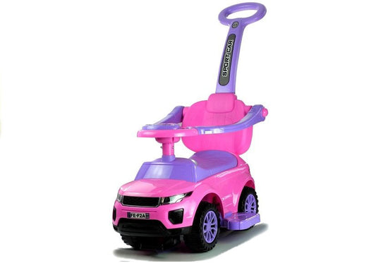 Masinuta pentru copii cu maner, roz, Lean 2853
