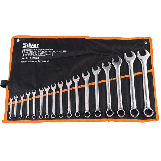Set chei combinate, 6-32 mm, 17 elemente, Powermat PM109811