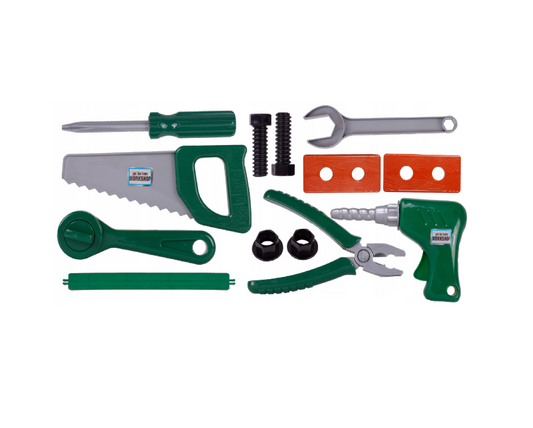Set de scule pentru copii, 11 elemente, MalPlay 108804