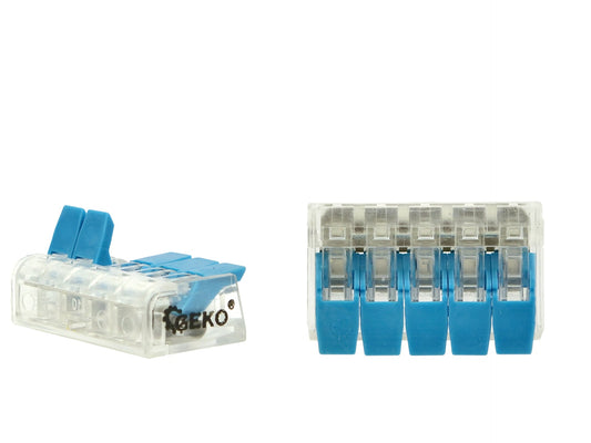 Set conectori electrici rapizi, 0.2 - 4 mm2, 60 elemente, Geko G03080