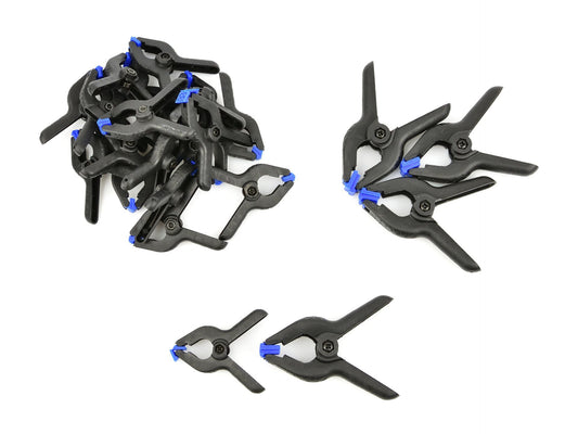 Set cleme cu arc fixare menghine, 22 elemente, Geko G29929