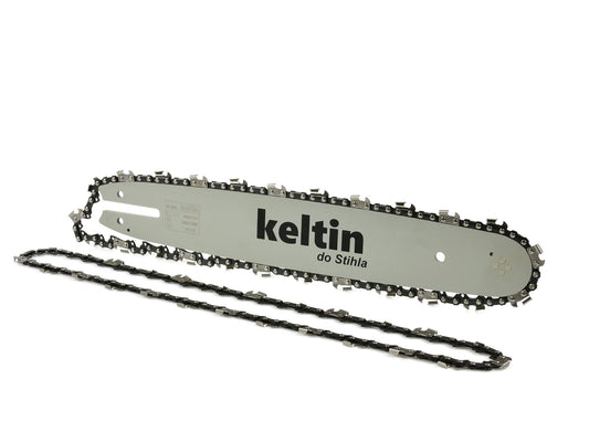 Set lama de ghidaj si 2 lanturi pentru drujba Sthill, 14", 3 / 8", 50 T, Keltin K02411