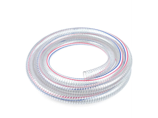 Furtun absorbtie, 1 inch, 25 mm, aspiratie cu spira metalica, 5 m, Geko G70040