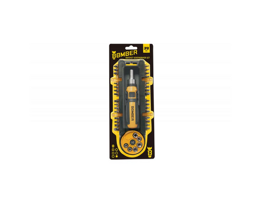 Set surubelnita cu biti Bomber, 39 elemente, Villager VL072336