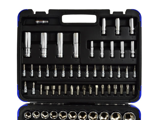 Set chei tubulare profesionale, 94 elemente, 1/4"- 1/2", R&K RK00201