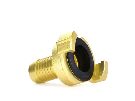 Conector cuplaj rapid rotativ cu gheare din alama cu port furtun, 360,° 3/4”, Geko G70141