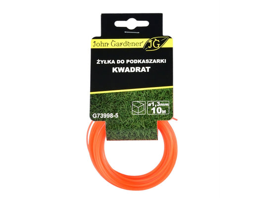 Fir trimmer patrat, 1.3 mm x 10 m, John Gardener G73998-5
