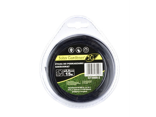Fir trimmer hexagonal, 2 mm x 15 m, John Gardener G73988-2