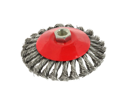 Perie de sarma rotativa laterala, 125 mm, M14, Geko G00607
