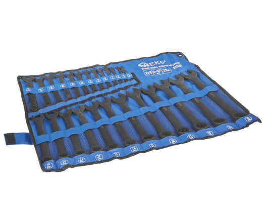 Set chei combinate. 6-32 mm, negru, 25 elemente, Geko G11261