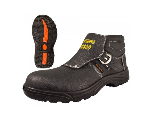 Bocanci de protectie cu bombeu metalic pentru sudura BWELD HRO, marimea 42, Artmas ART805001