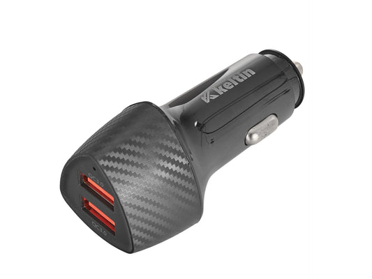 Incarcator auto cu functia de incarcare rapida, QC3.0 36W 7.2A, Keltin K02221