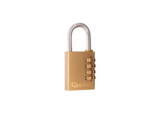 Lacat din alama cu cifru, 38 mm, Geko G10914